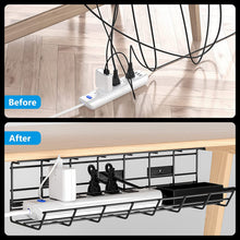Load image into Gallery viewer, Under Desk Cable Management Tray
