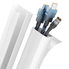 Load image into Gallery viewer, 31.5&quot; Hinged Snap-on Cable Raceway for TV Power Cords, 2 Pack, Slim
