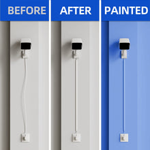 Load image into Gallery viewer, 142&quot; Paintable Wall Cable Raceway, Holds 1 Cable, 10 Pack, Slender
