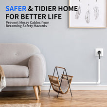 Load image into Gallery viewer, 142&quot; Paintable Wall Cable Raceway, Holds 1 Cable, 9 Pack, Slender
