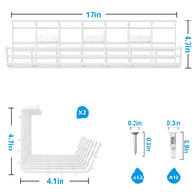 Load image into Gallery viewer, Cable Management Under Desk Cord Organizer

