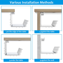 Load image into Gallery viewer, Cable Management Under Desk Cord Organizer
