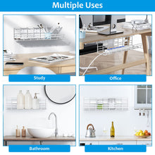 Load image into Gallery viewer, Cable Management Under Desk Cord Organizer
